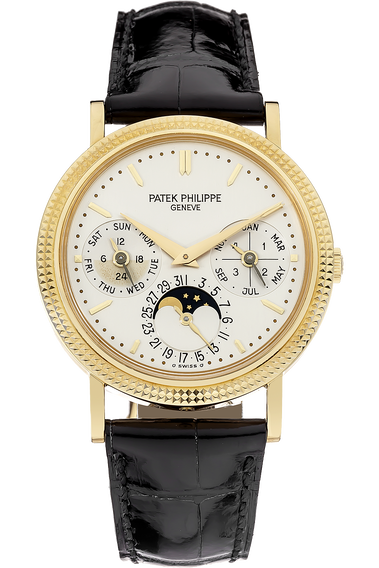 Pre Owned Patek Philippe Perpetual Calendar Reference 5039 Yellow Gold Automatic