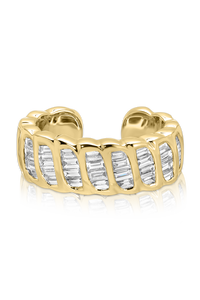 Baguette Diamond Zoe Ear Cuff