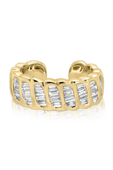 Baguette Diamond Zoe Ear Cuff
