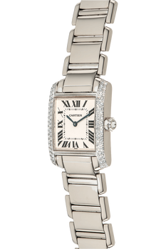 Tank Francaise White Gold Quartz