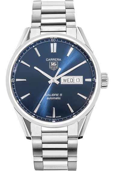 Carrera Calibre 5 Day-Date Stainless Steel Automatic