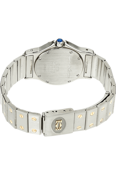 Santos Ronde Yellow Gold and Stainless Steel Quartz