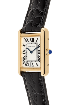 Tank Solo Yellow Gold and Stainless Steel Quartz