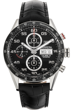 Carrera Calibre 16 Day-Date Chronograph Stainless Steel Automatic