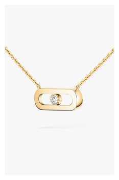 Move Uno Necklace in Yellow Gold