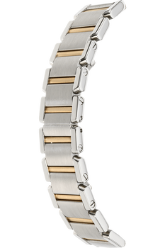 Tank Francaise Yellow Gold and Stainless Steel Quartz