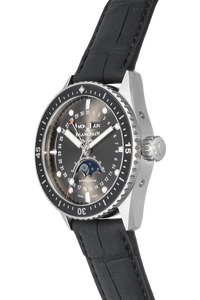 Fifty Fathoms Moon Phase Calendar Stainless Steel Automatic