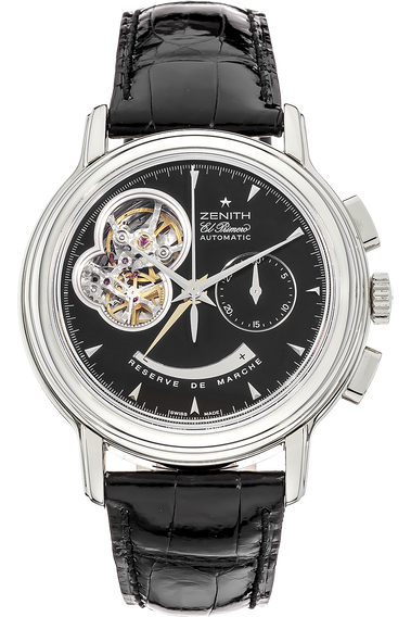 El Primero Chronomaster T Open Stainless Steel Automatic