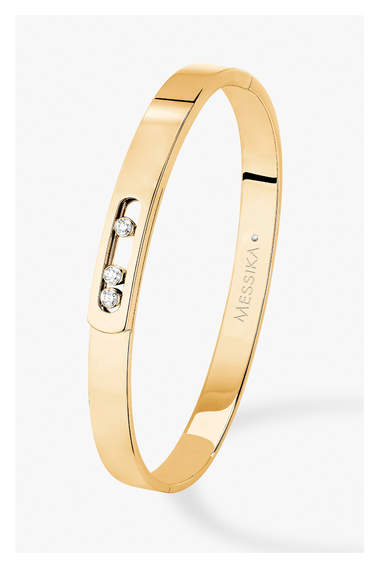 Move Noa Bangle in Yellow Gold Size M
