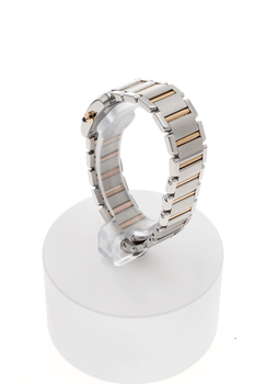 Tank Francaise Rose Gold and Stainless Steel Quartz