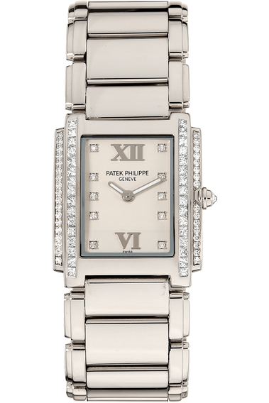 Twenty-4 Reference 4910 White Gold Quartz