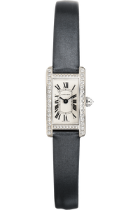 Tank Americaine Mini White Gold Quartz