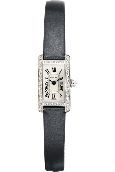 Tank Americaine Mini White Gold Quartz