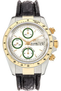 Prince Date Chronograph Yellow Gold and Stainless Steel Automatic