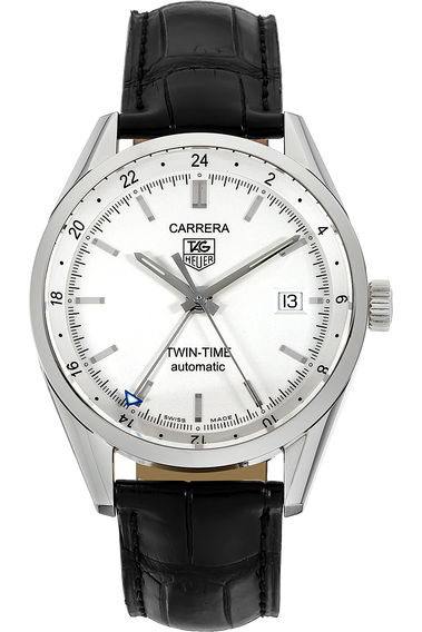 Carrera Twin Time Stainless Steel Automatic