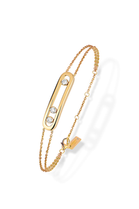 Yellow gold diamond bracelet Move