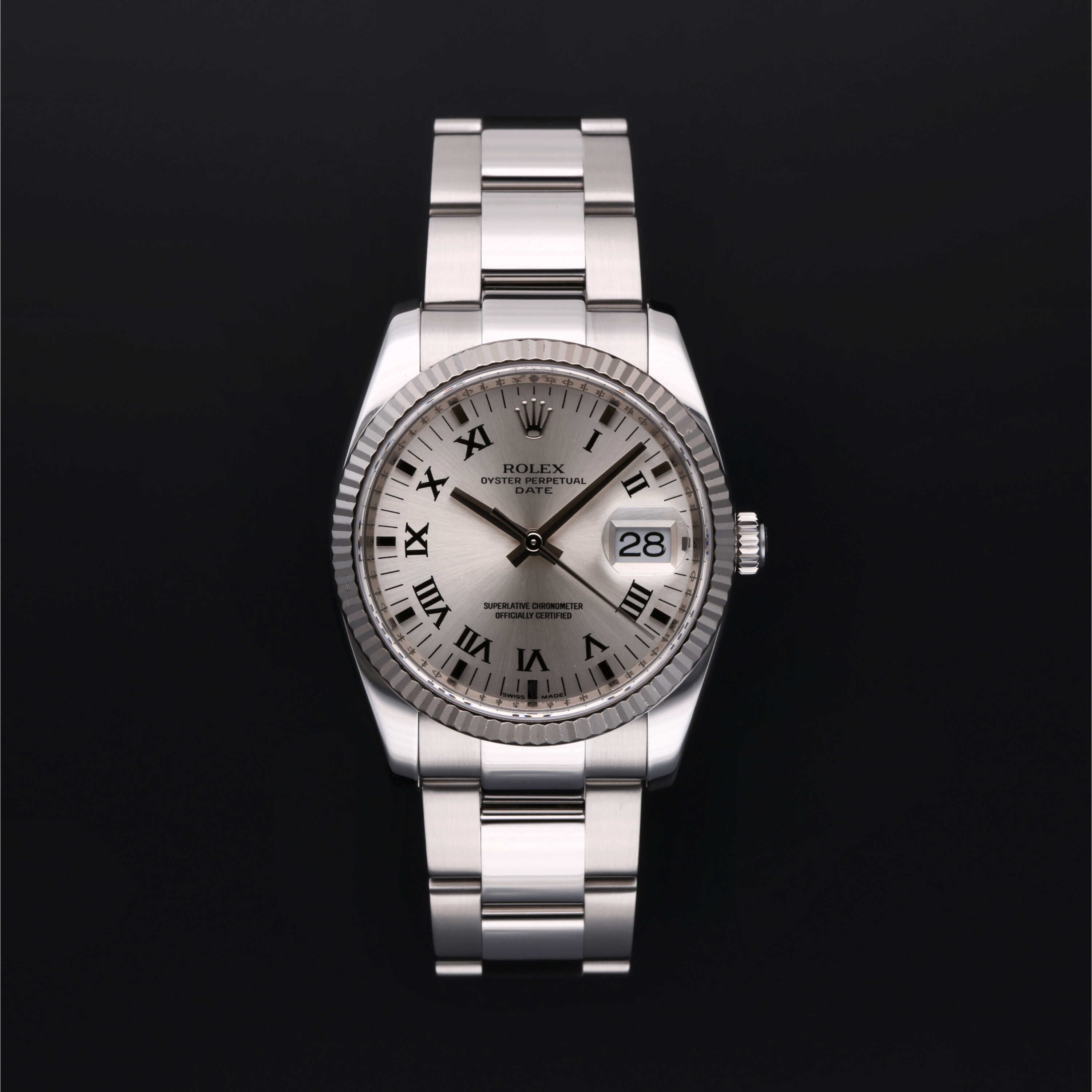 時計 ROLEX OYSTER PERPETUAL DATE Pre-Owned Rolex Date (115234)