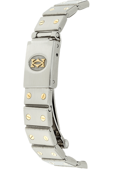 Santos Galbee Yellow Gold and Stainless Steel Automatic