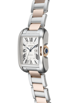Tank Anglaise Rose Gold and Stainless Steel Automatic