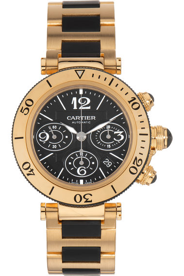 Pasha Seatimer Chronograph Yellow Gold Automatic