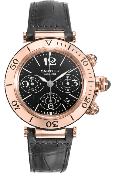 Pasha Seatimer Chronograph Rose Gold Automatic