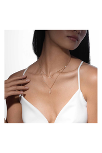 So Move Pendant in Pink Gold 