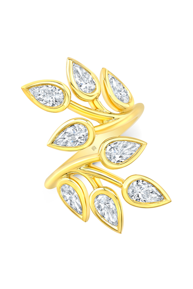 Branch Ring in Yellow Gold