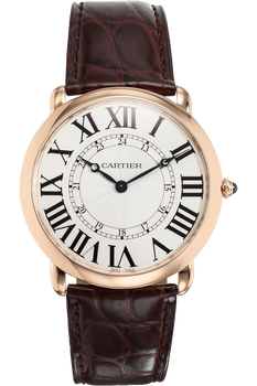 Ronde Louis Cartier Rose Gold Manual