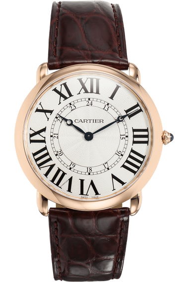 Ronde Louis Cartier Rose Gold Manual