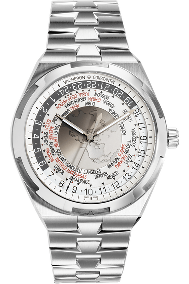 Overseas World Time Stainless Steel Automatic