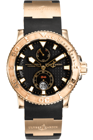 Maxi Marine Diver Rose Gold Automatic