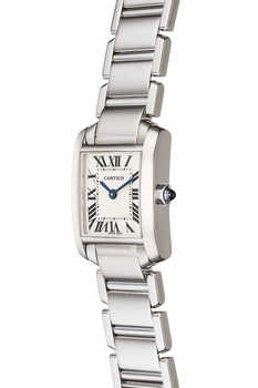 Tank Francaise White Gold Quartz