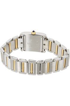 Tank Francaise Yellow Gold and Stainless Steel Quartz