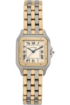Panthere Yellow Gold and Stainless Steel Quartz