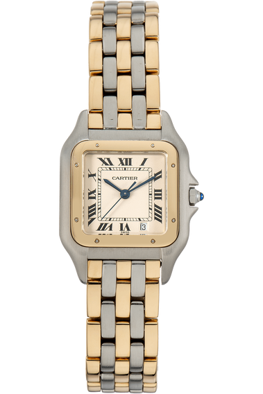 Panthere Yellow Gold and Stainless Steel Quartz