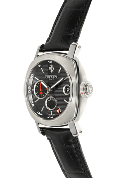 Ferrari 8 Days GMT Stainless Steel Manual