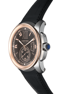Calibre de Cartier Rose Gold and Stainless Steel Automatic