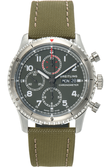 Aviator 8 Curtiss Warhawk Chronograph Stainless Steel Automatic