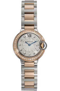 Ballon Bleu Rose Gold and Stainless Steel Automatic