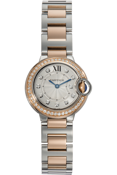 Ballon Bleu Rose Gold and Stainless Steel Automatic