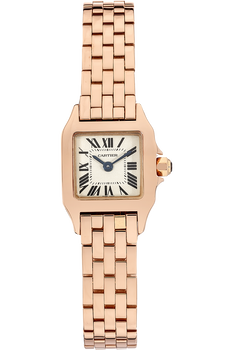 Santos Demoiselle Mini Rose Gold Quartz