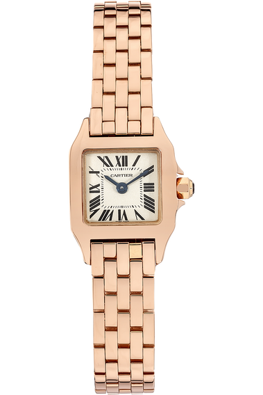 Santos Demoiselle Mini Rose Gold Quartz