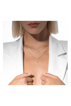 Move Uno Necklace in Pink Gold