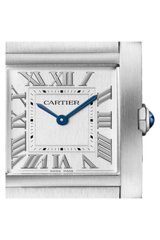 CARTIER Tank Francaise Medium Quartz SS Silver Dial Women's Watch WSTA0074