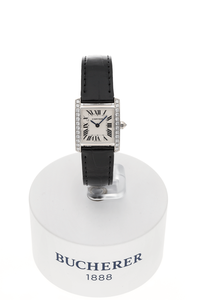 Tank Francaise White Gold Quartz