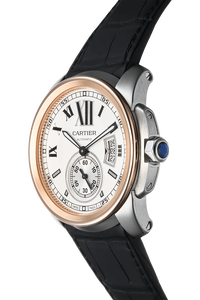 Calibre de Cartier Rose Gold and Stainless Steel Automatic