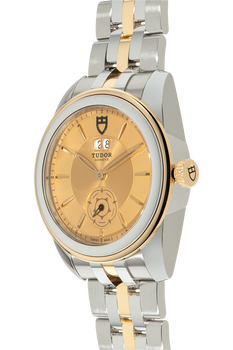 Glamour Double Date Yellow Gold and Stainless Steel Automatic