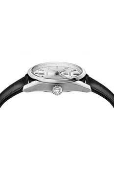 Carrera Calibre 5 Automatic Silver Leather Watch