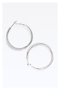Classics Diamond Hoops