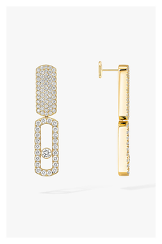 Imperial Move LM Earrings in Yellow Gold